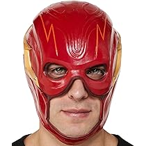 DC フラッシュ　コスプレ　マスク Amazon.co.jp: Rubies メンズ DCコミック フラッシュ ザ